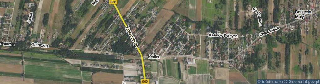 Zdjęcie satelitarne Lawendy ul.